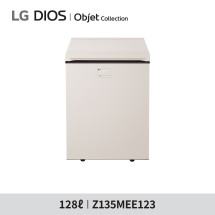 [LG전자] LG 디오스 오브제컬렉션 김치톡톡 Z135MEE123- 128리터 뚜껑식 김치냉장고